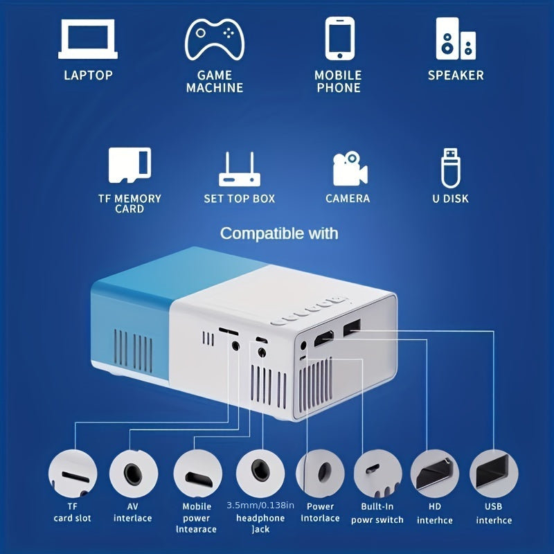 Mini projetor Portátil