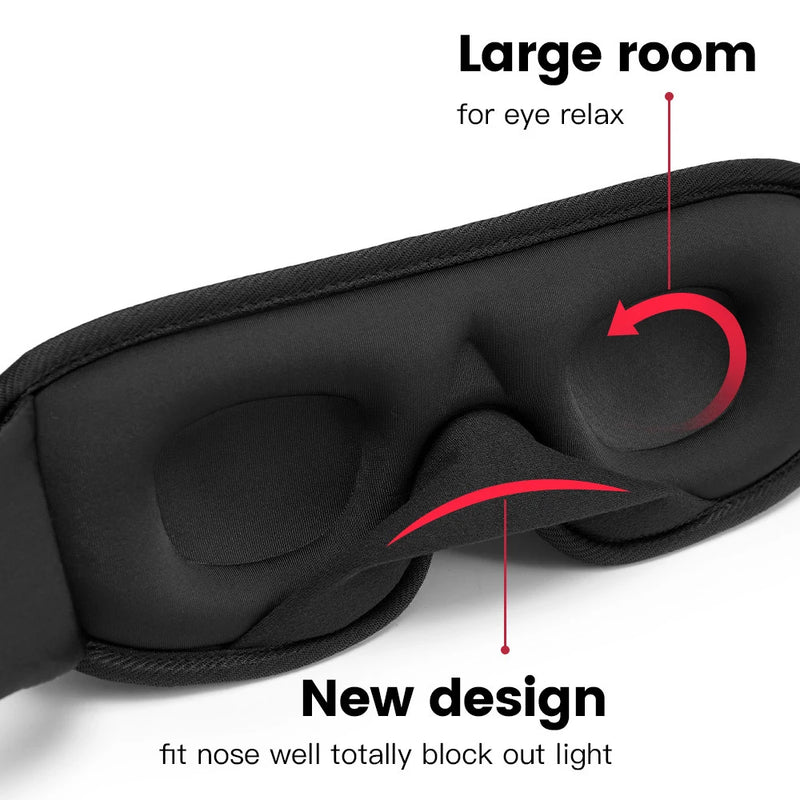 3D Sleeping Mask Confortável Respirável