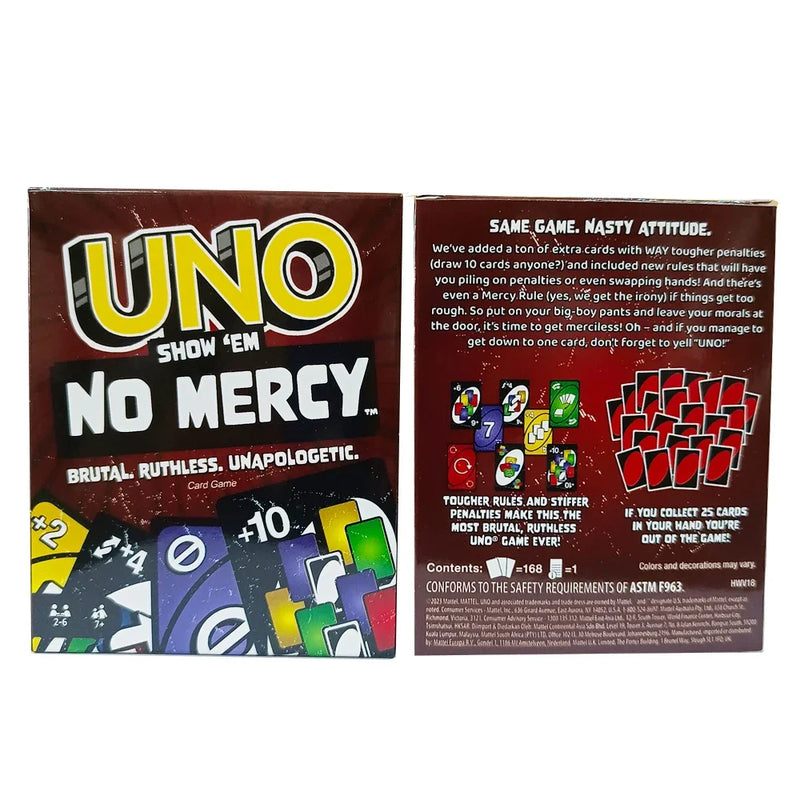 Uno No Mercy Board Game