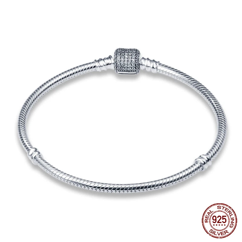 Pulseira Prata 925 Original 17-20CM