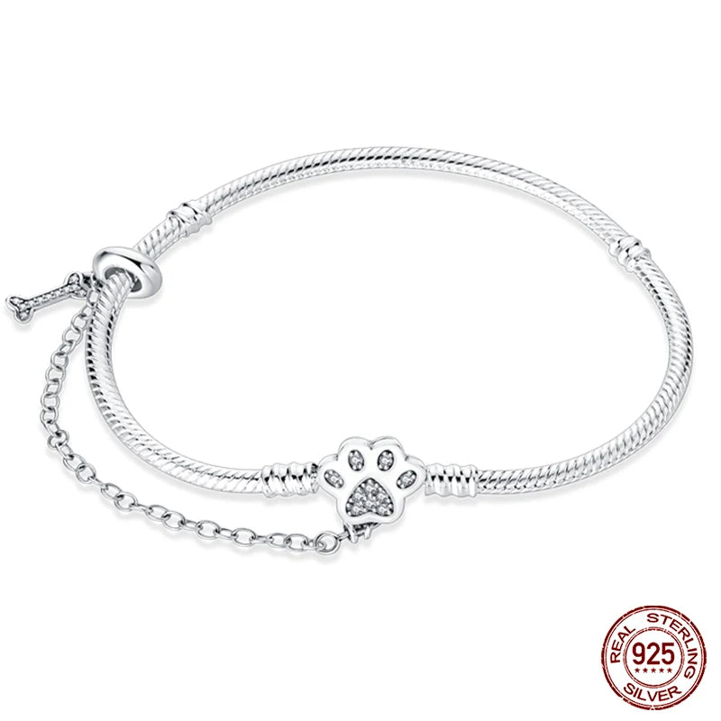 Pulseira Prata 925 Original 17-20CM