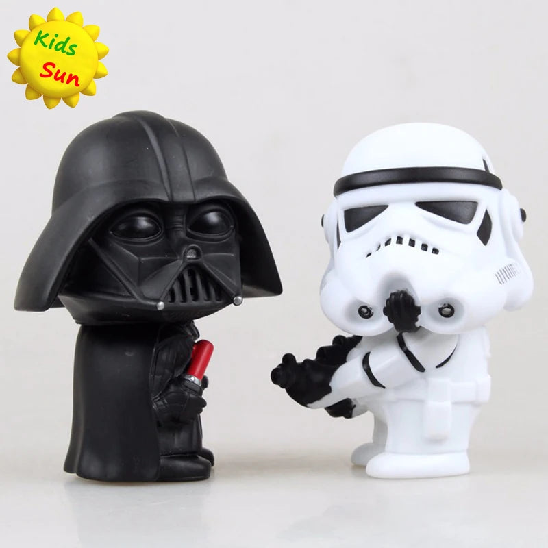 Star War Darth Vader & STORM TROOPER Kawaii Action Figure