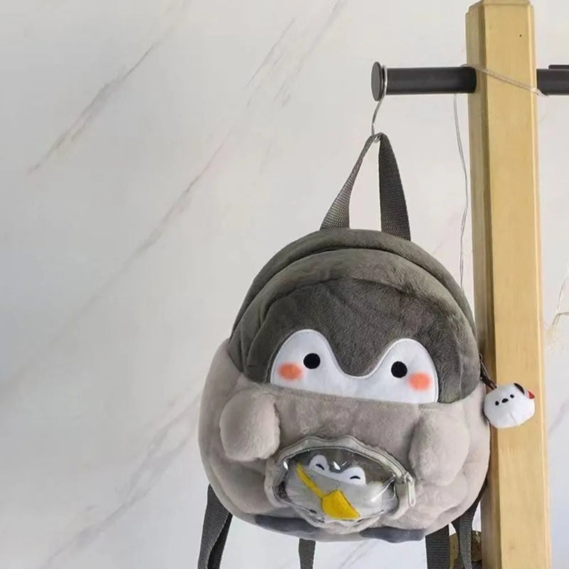 Mochila Pequena Pinguim Cartoon