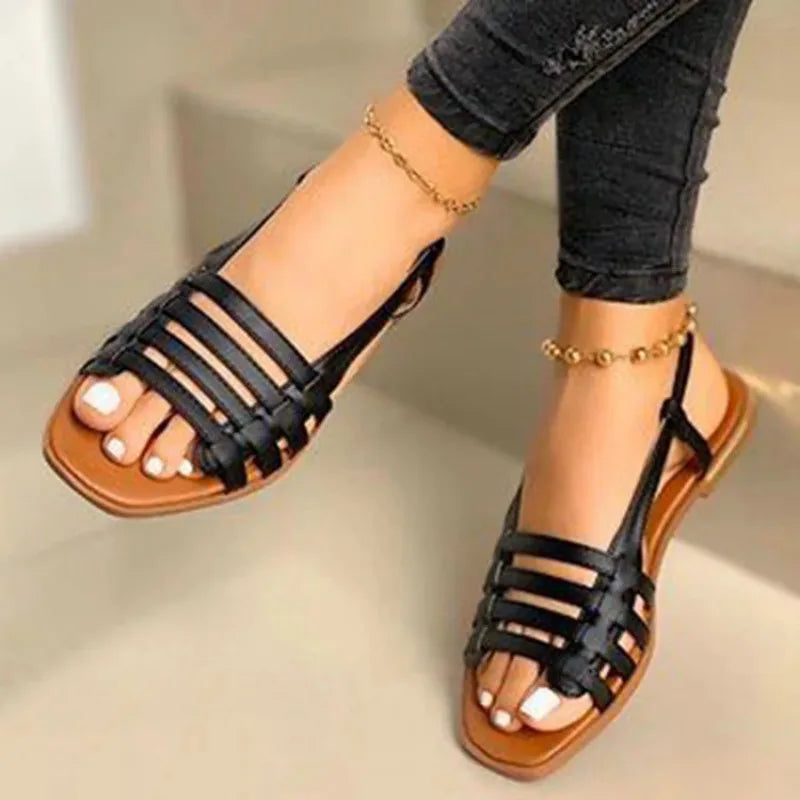 Rasteirinhas Round Toe