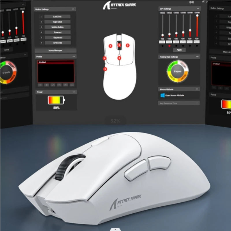 Attack Shark R1 Mouse Sem Fio